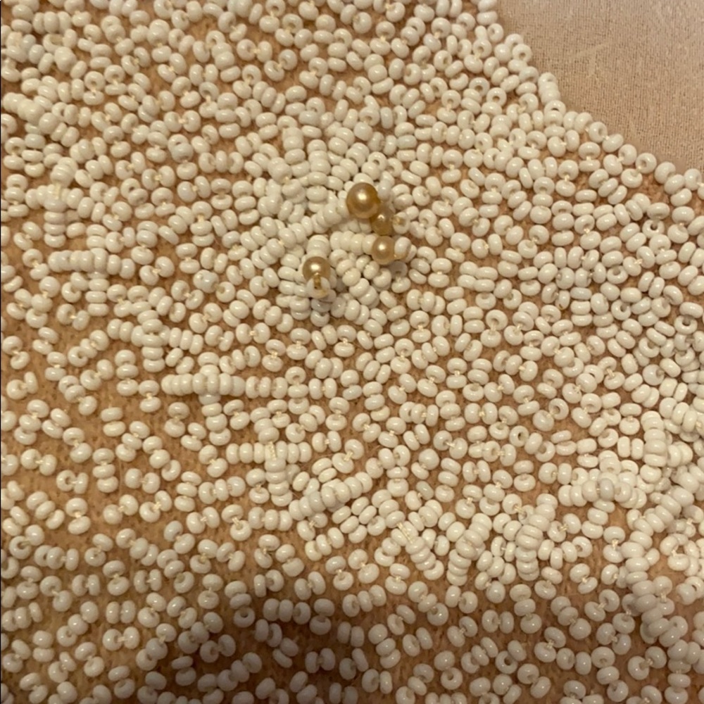 VINTAGE BEADED LAMBSWOOL SWEATER - Picture 5 of 16